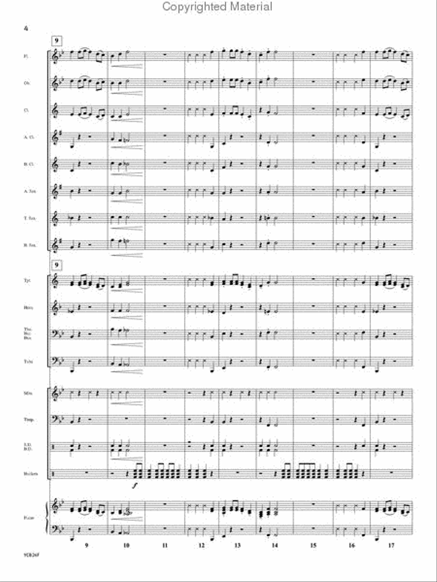Christmas Stomp Christmas Stomp Concert Band scores gallery preview page 3