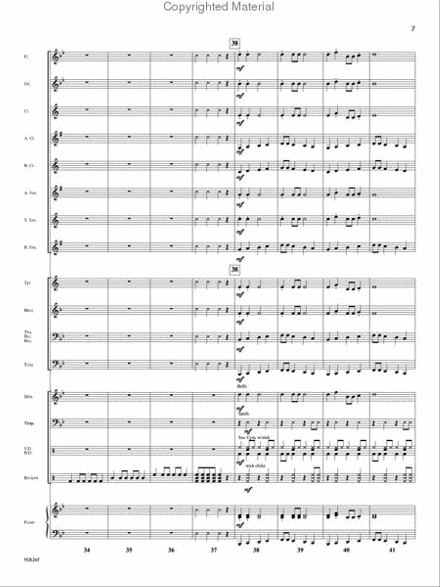 Christmas Stomp Christmas Stomp Concert Band scores gallery preview page 6