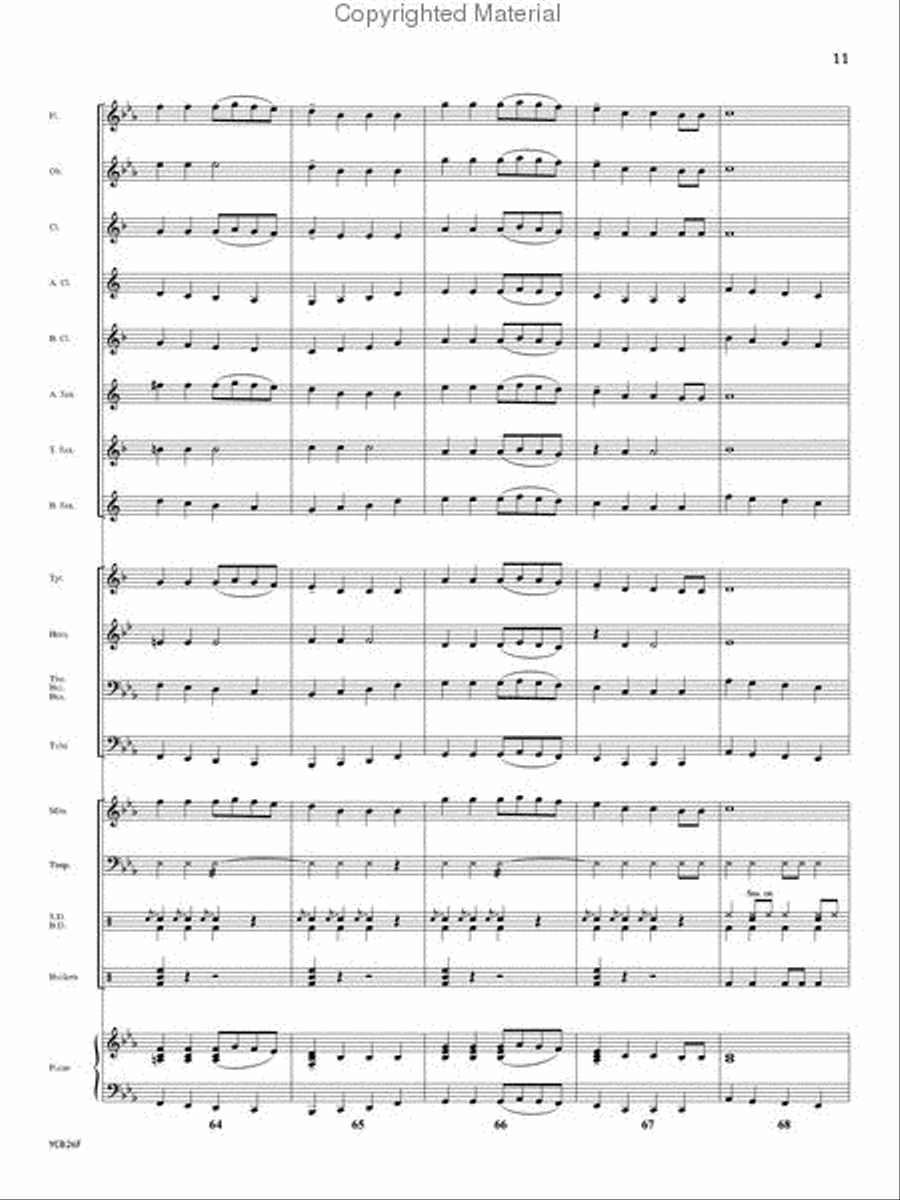 Christmas Stomp Christmas Stomp Concert Band scores gallery preview page 10
