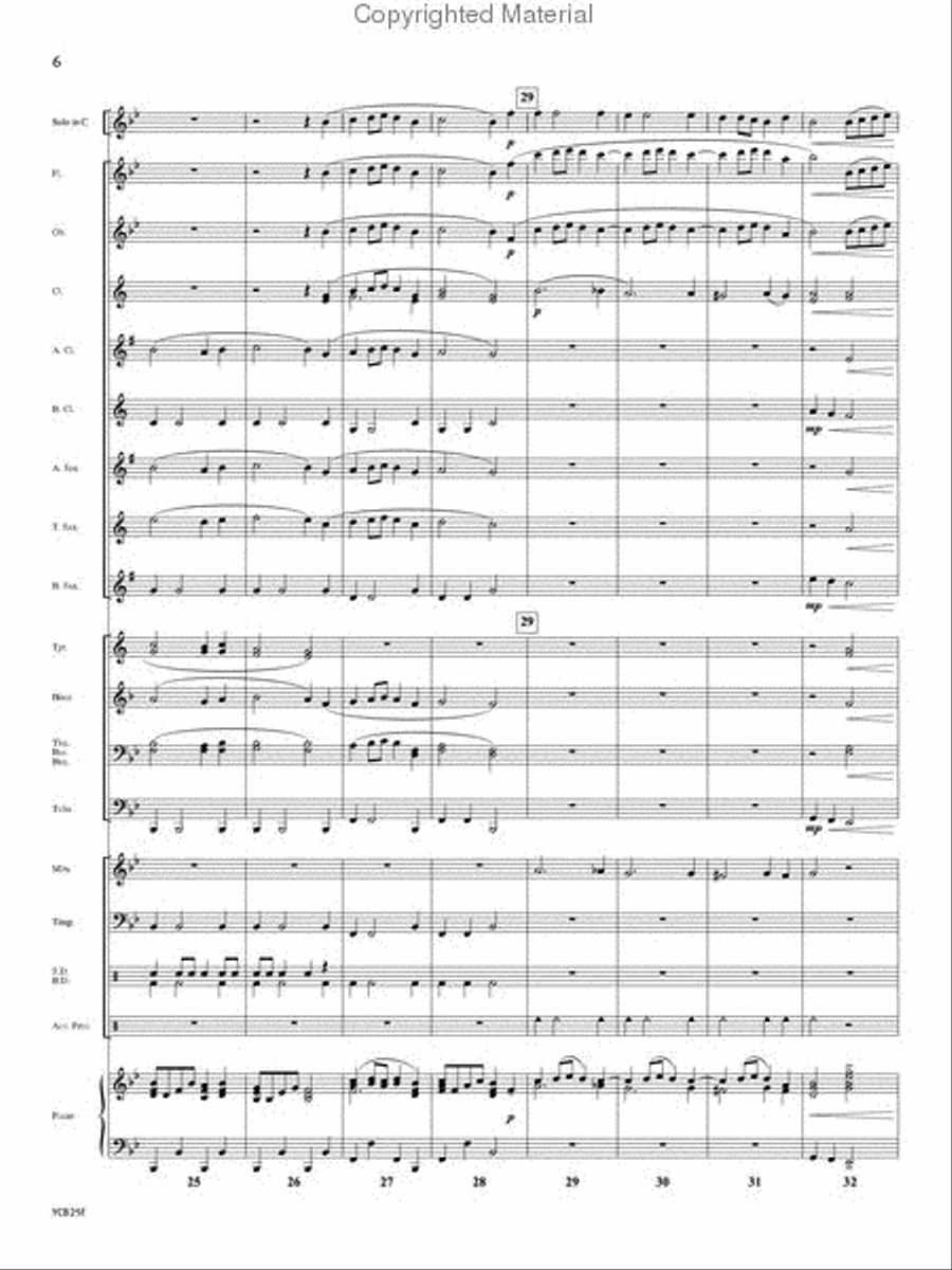 Symphony No. 1 Theme Symphony No. 1 Theme Concert Band scores gallery preview page 5