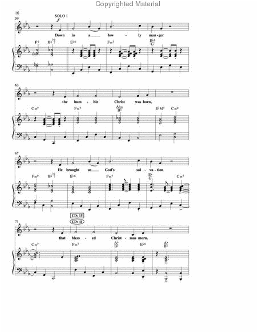A Song of Joy (Book) Unison Choir scores gallery preview page 4