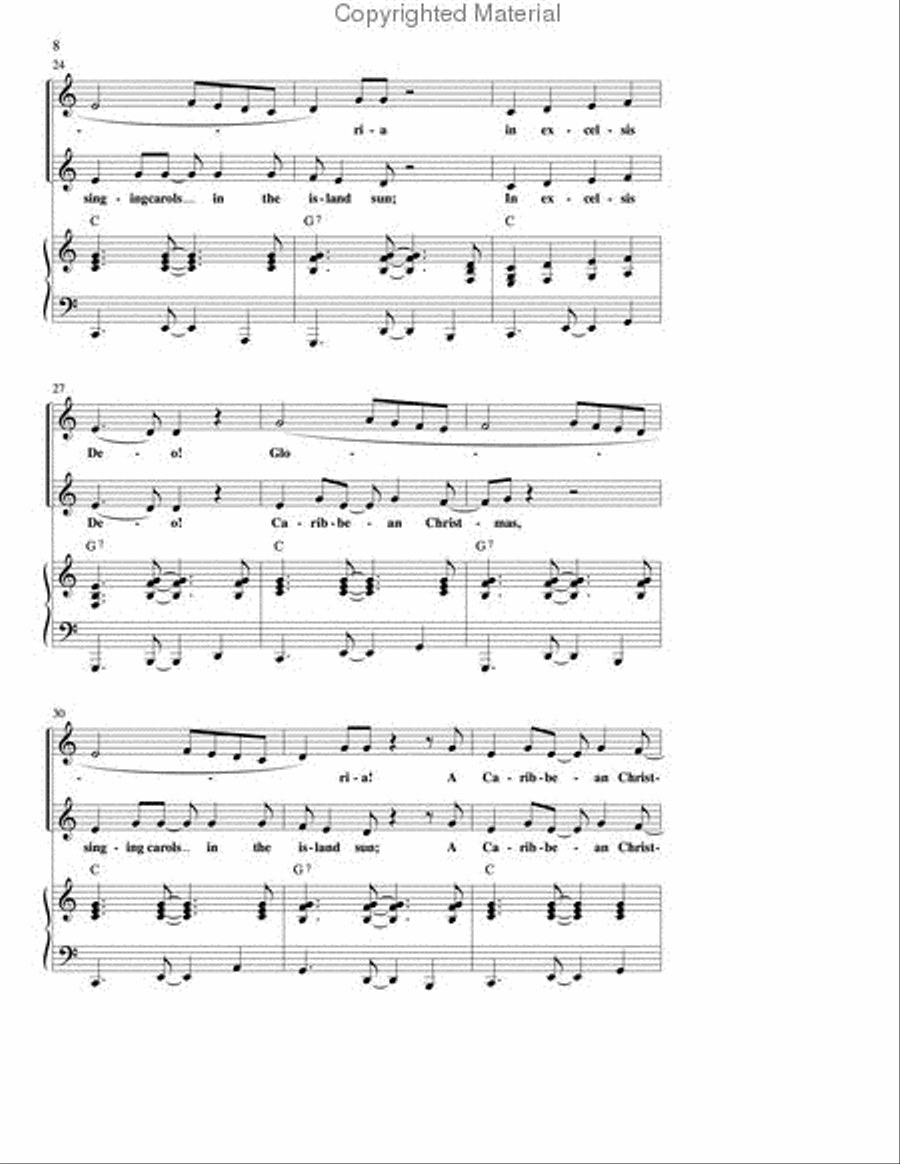 An Island Christmas (Book) Children's Choir scores gallery preview page 2