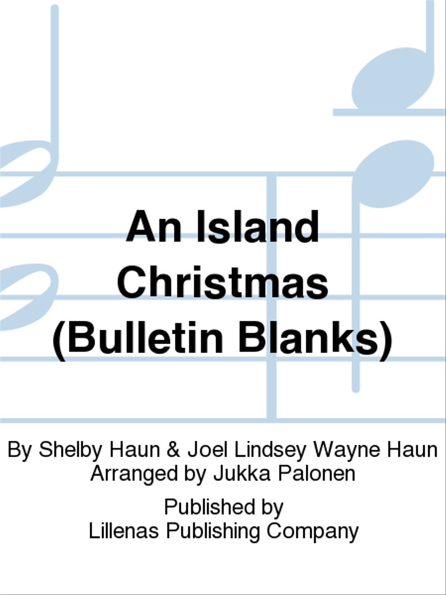 An Island Christmas (Bulletin Blanks) Children's Choir scores gallery preview page 1