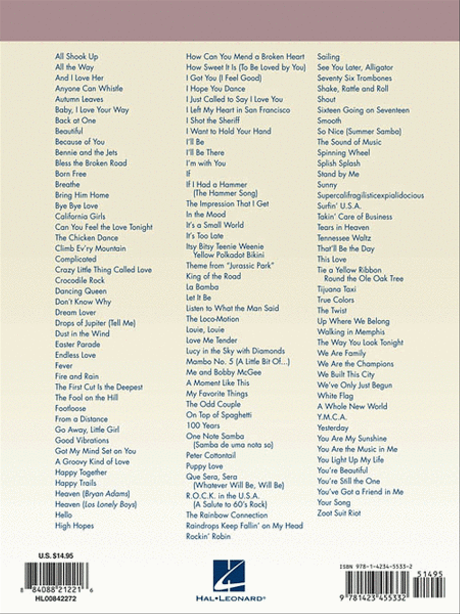 Essential Songs for Alto Sax Alto Saxophone scores gallery preview page 2