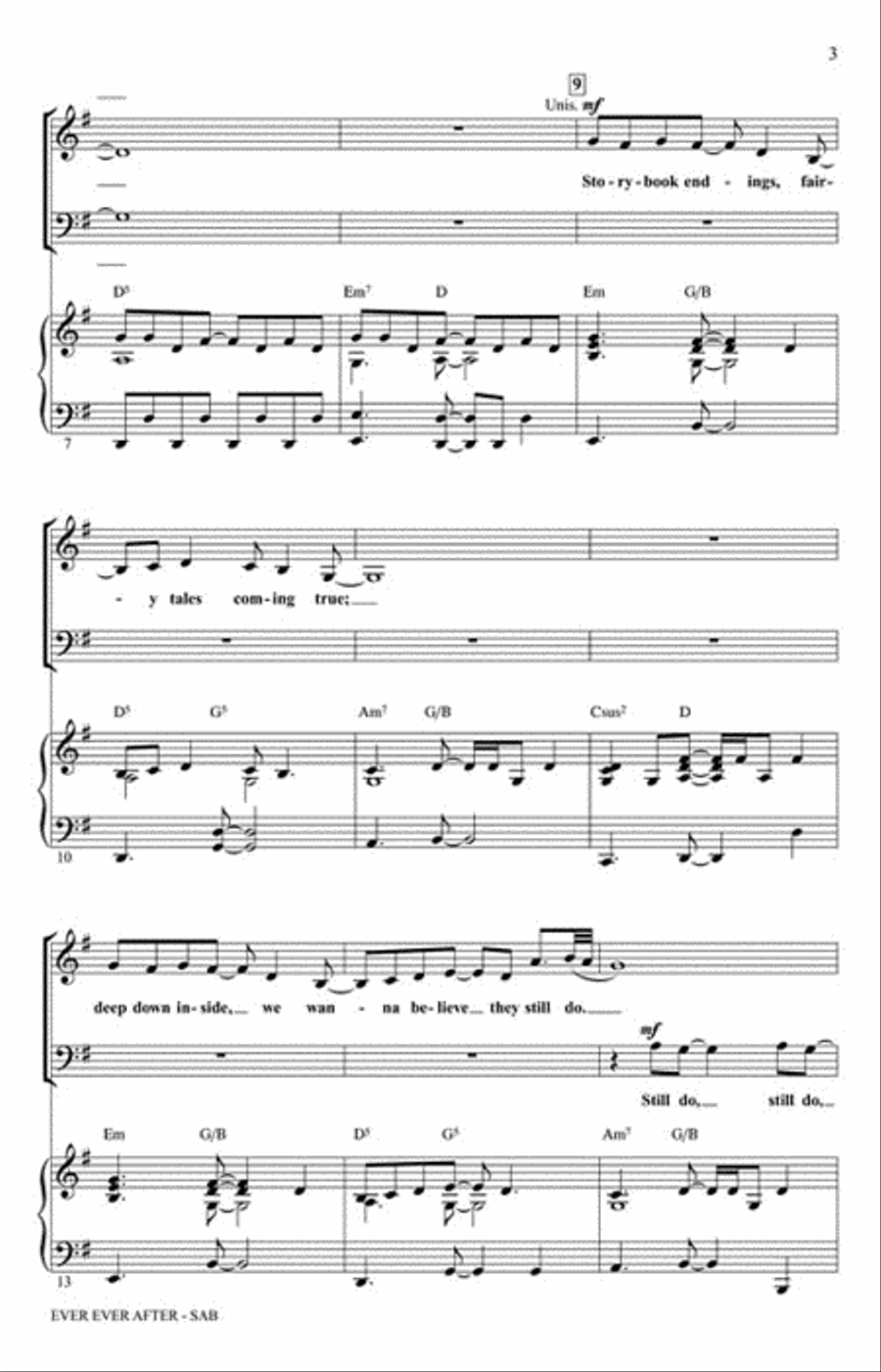 Ever Ever After 3-Part scores gallery preview page 3