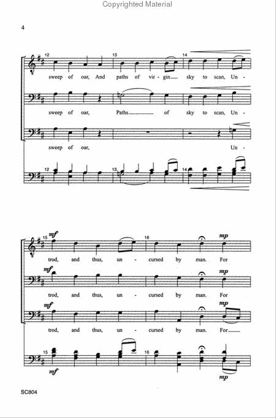 I Fear No Power Choir scores gallery preview page 3