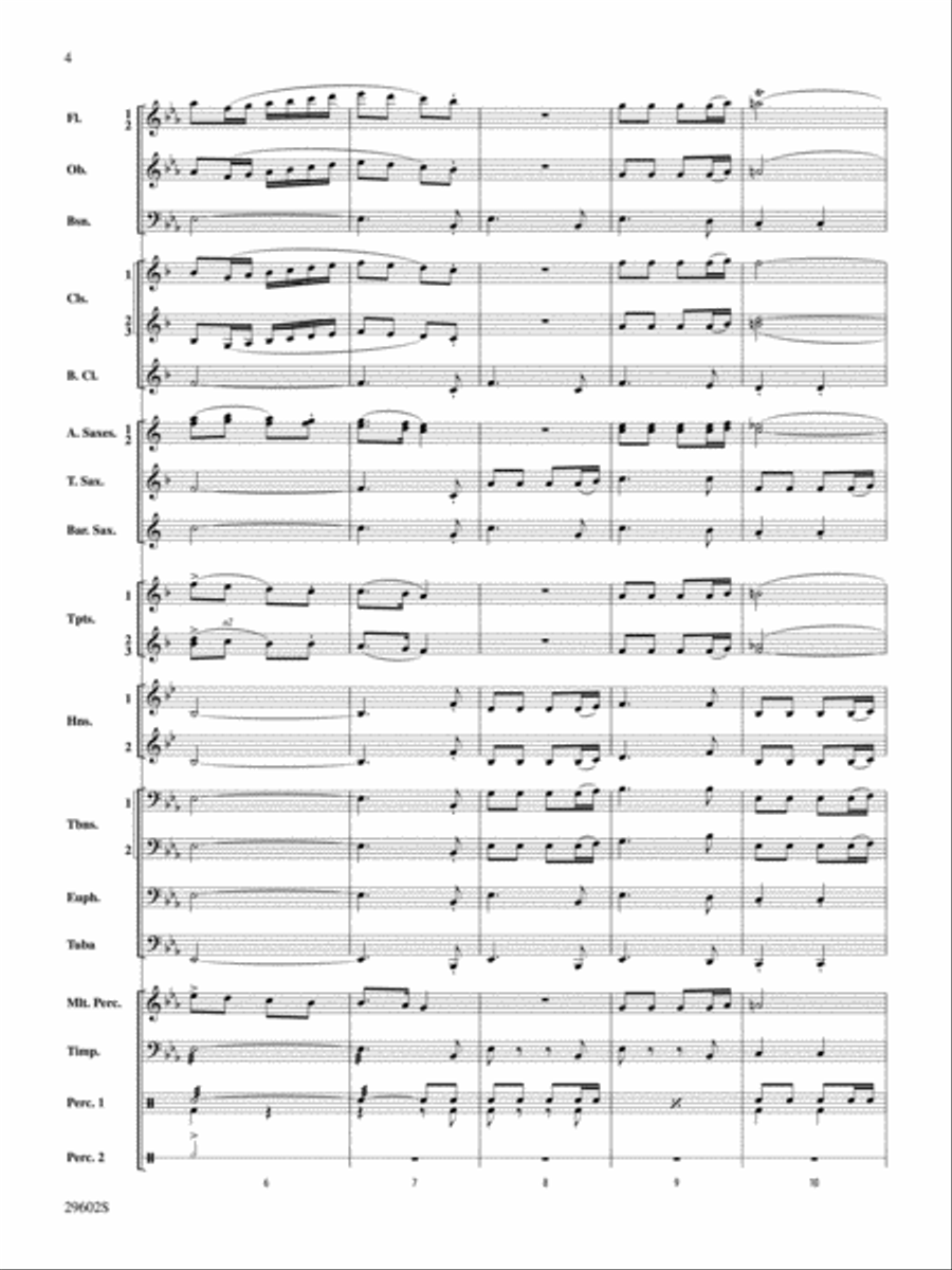 Joy to the World Concert Band scores gallery preview page 3