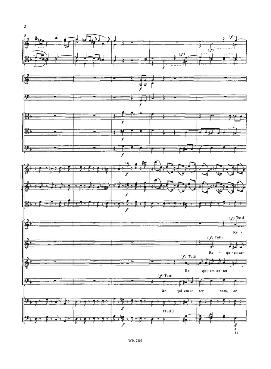 Requiem in D minor K. 626 4-Part scores gallery preview page 3