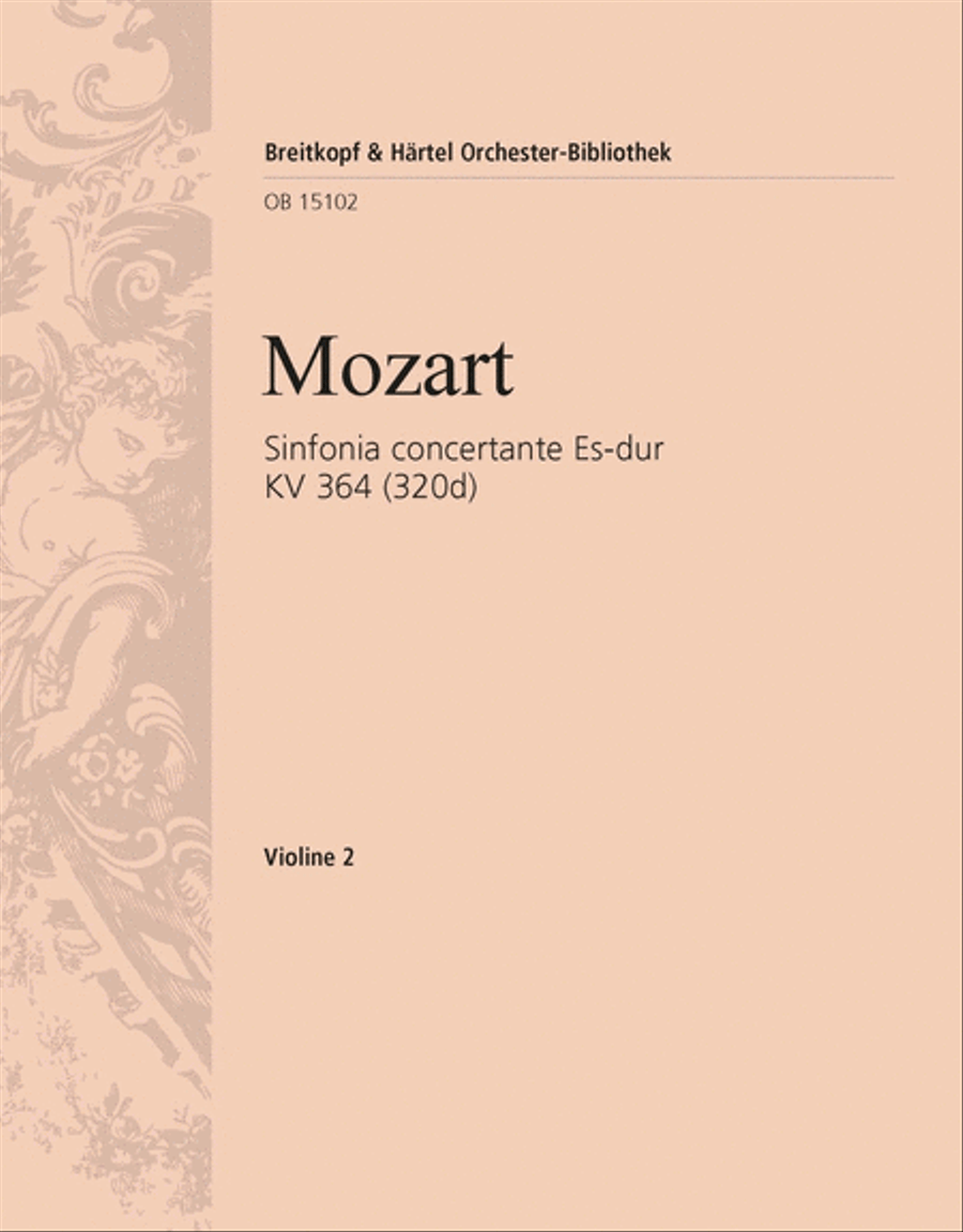 Sinfonia concertante in E flat major K. 364 (320d) Orchestra scores gallery preview page 1