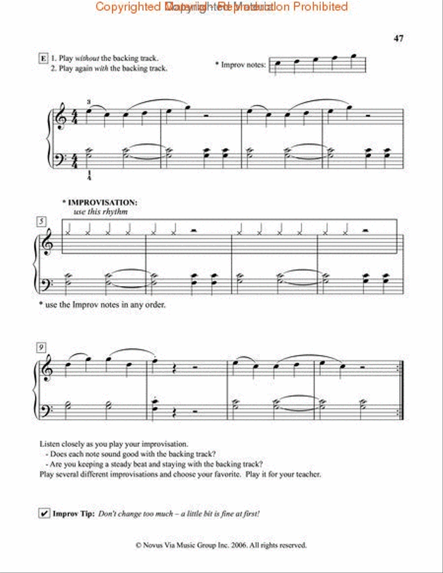 American Popular Piano – Etudes Piano Method scores gallery preview page 3
