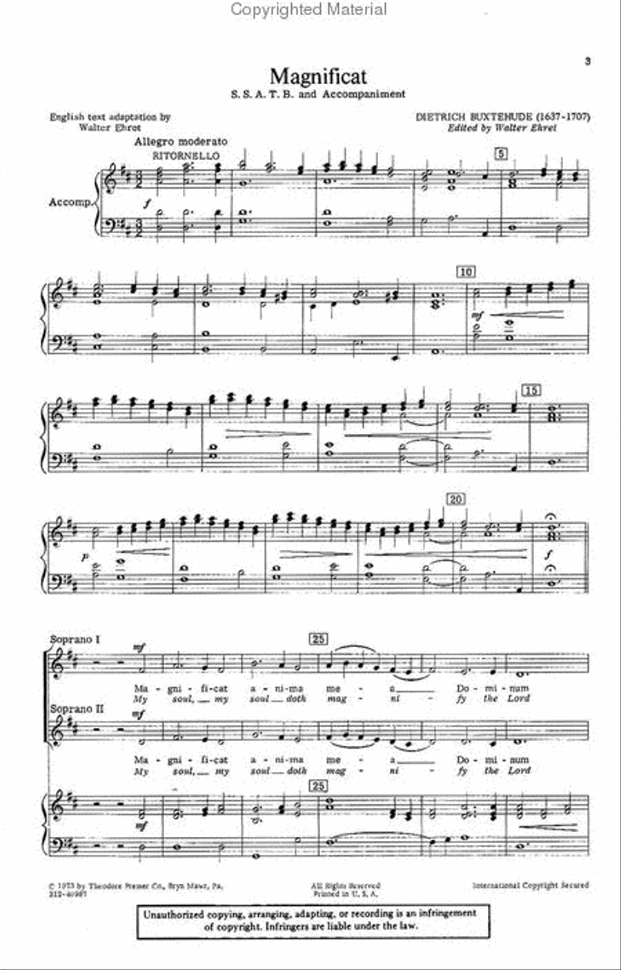 Magnificat Magnificat SSATB scores gallery preview page 2