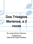 Dos Trisagios Marianos, a 2 voces