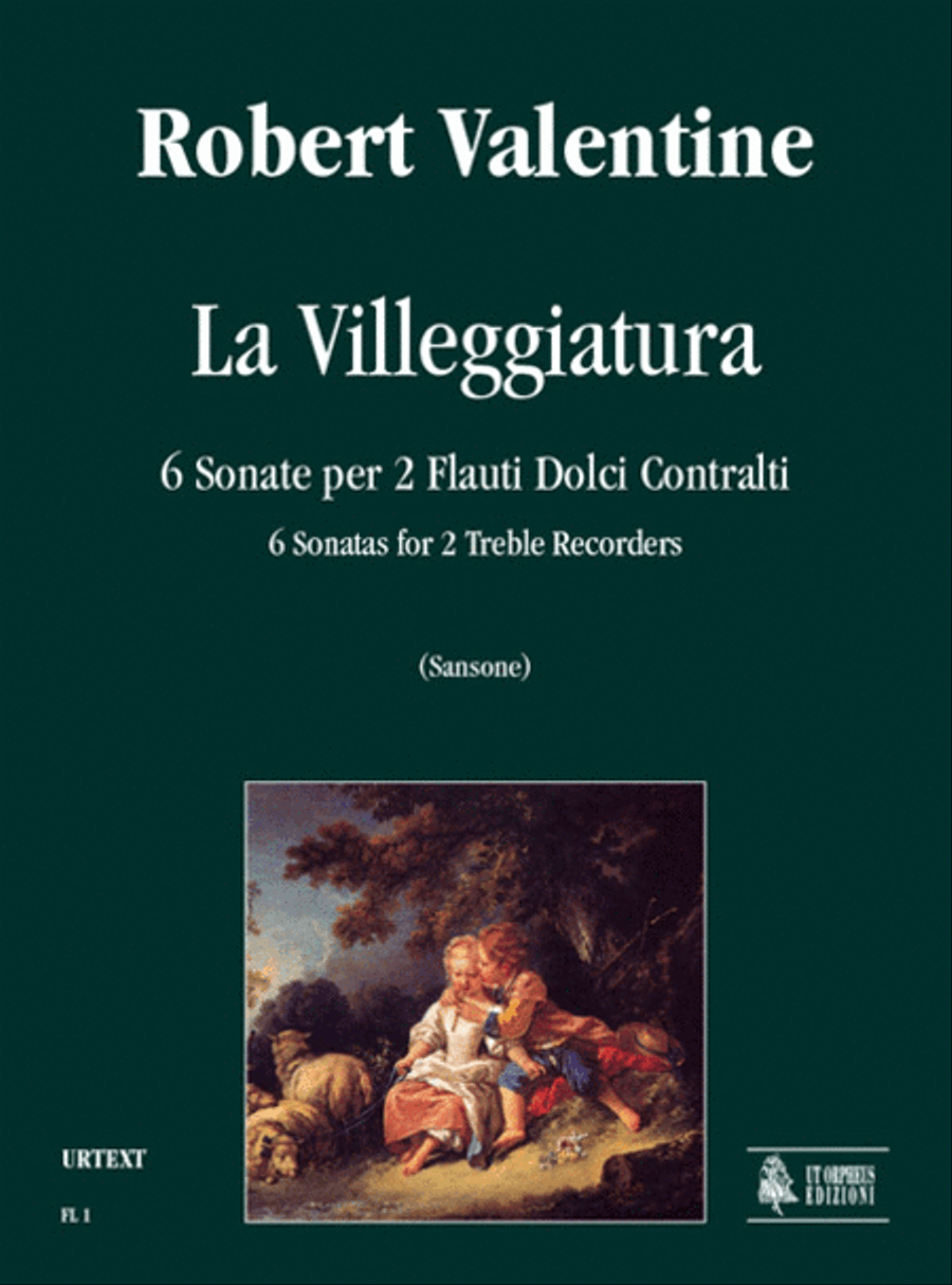 La Villeggiatura. 6 Sonatas for 2 Treble Recorders Flute scores gallery preview page 1