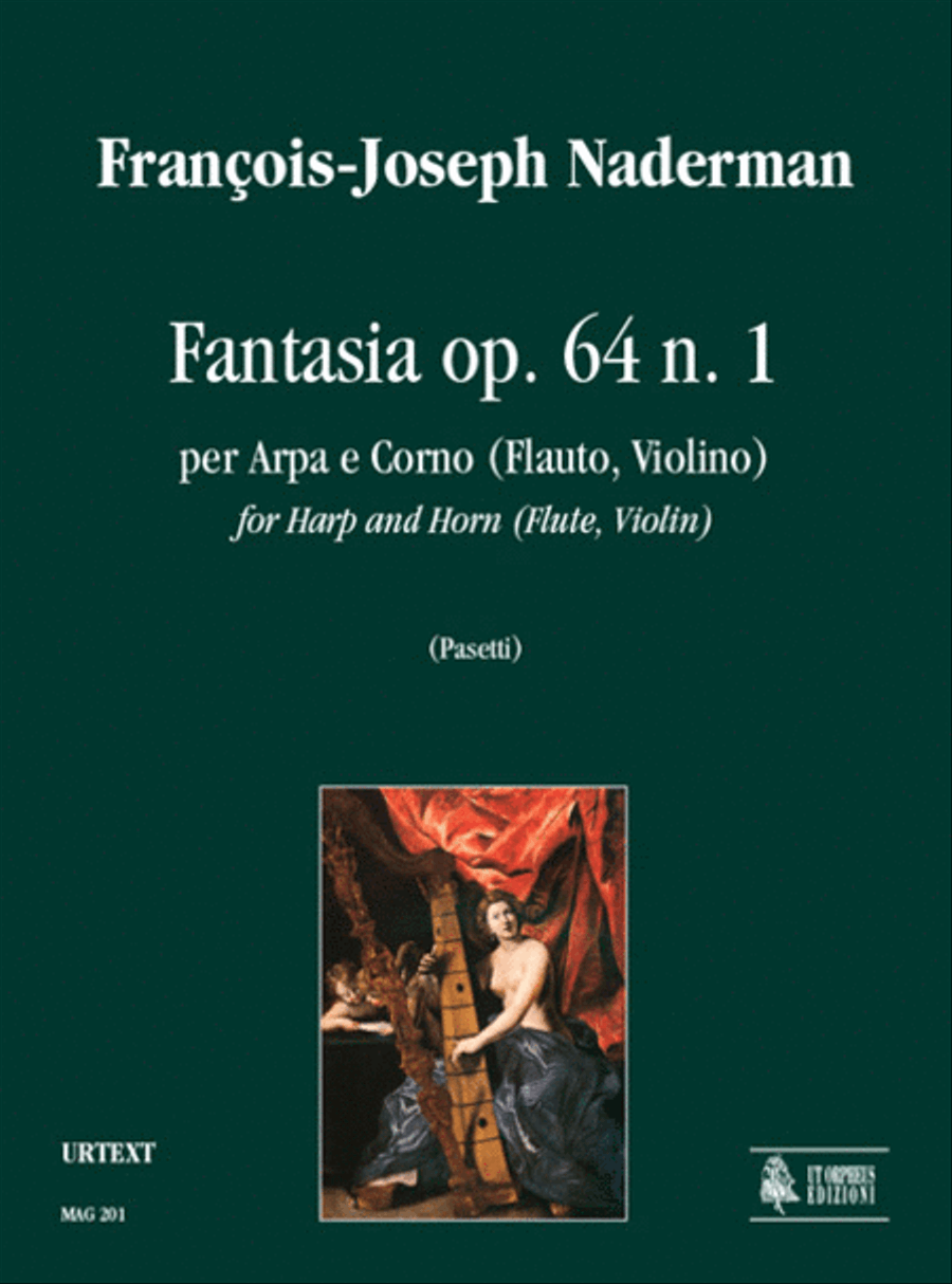 Fantasia Op. 64 No. 1 for Harp and Horn (Flute, Violin) Flute scores gallery preview page 1