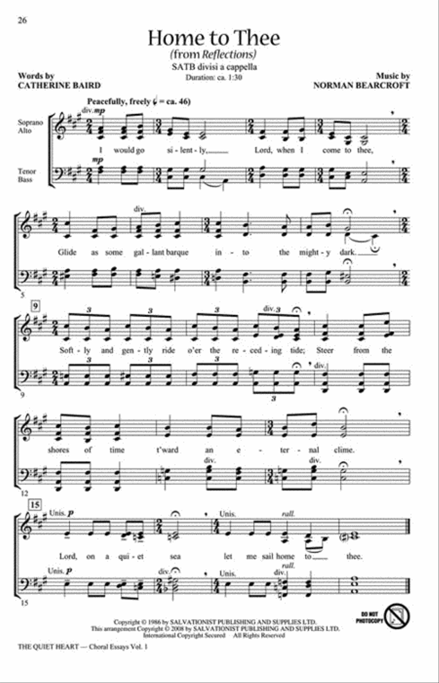 The Quiet Heart: Choral Essays Volume 1 Divisi scores gallery preview page 3