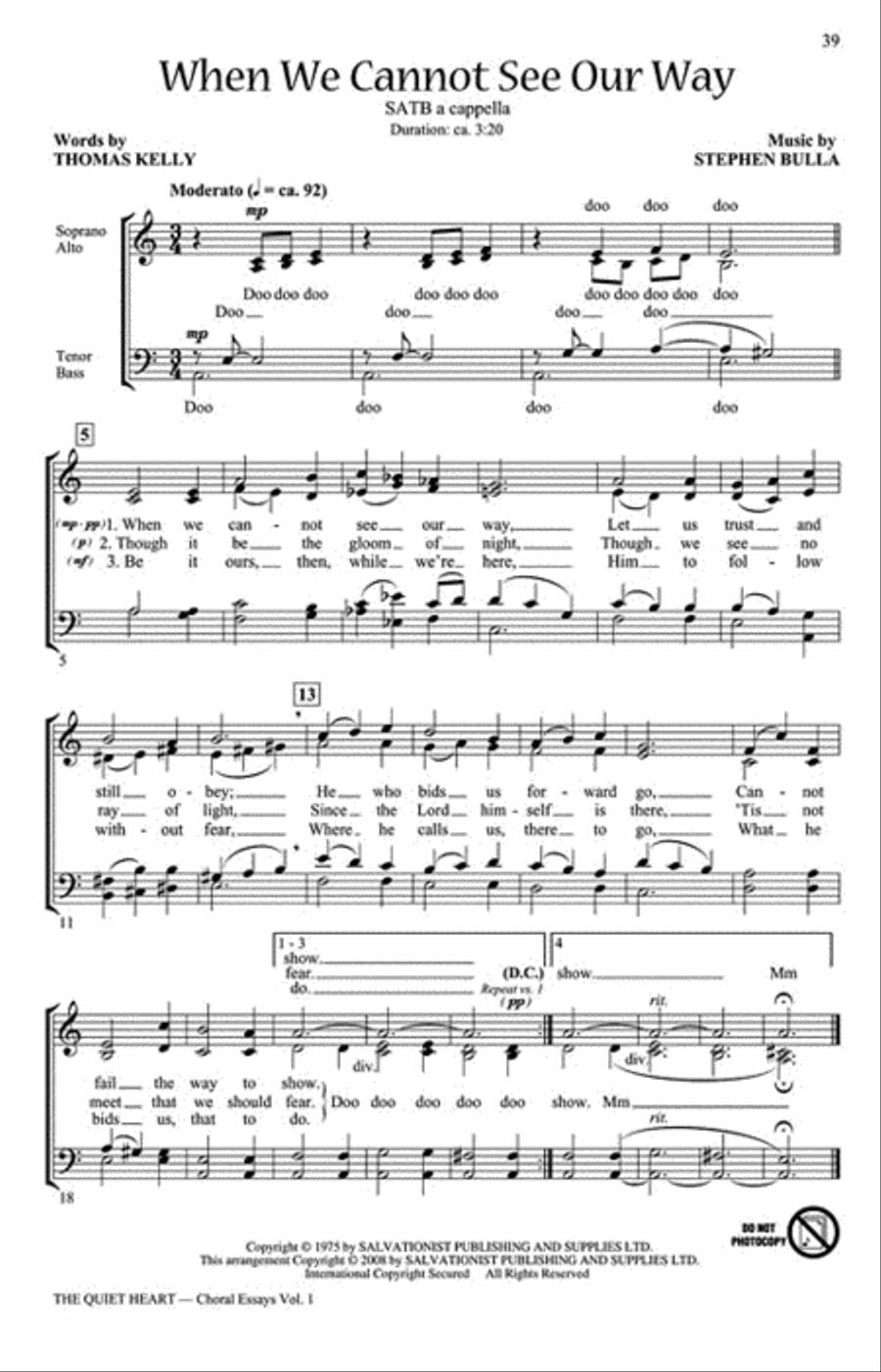 The Quiet Heart: Choral Essays Volume 1 Divisi scores gallery preview page 6