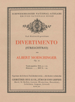 Divertimento-Streichtrio