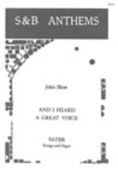 And I heard a great voice
