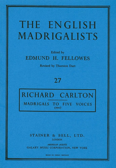Madrigals to Five Voices (1601)