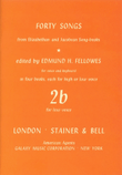 Elizabethan and Jacobean Song books, Forty Songs from. Book 2. Low voice mini preview