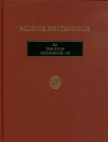 The Eton Choirbook III