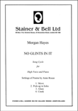 No Glints in it. Song cycle for High Voice and Piano