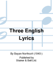 Three English Lyrics