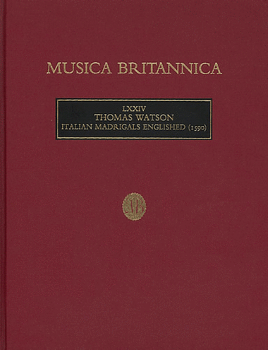 Italian Madrigals Englished
