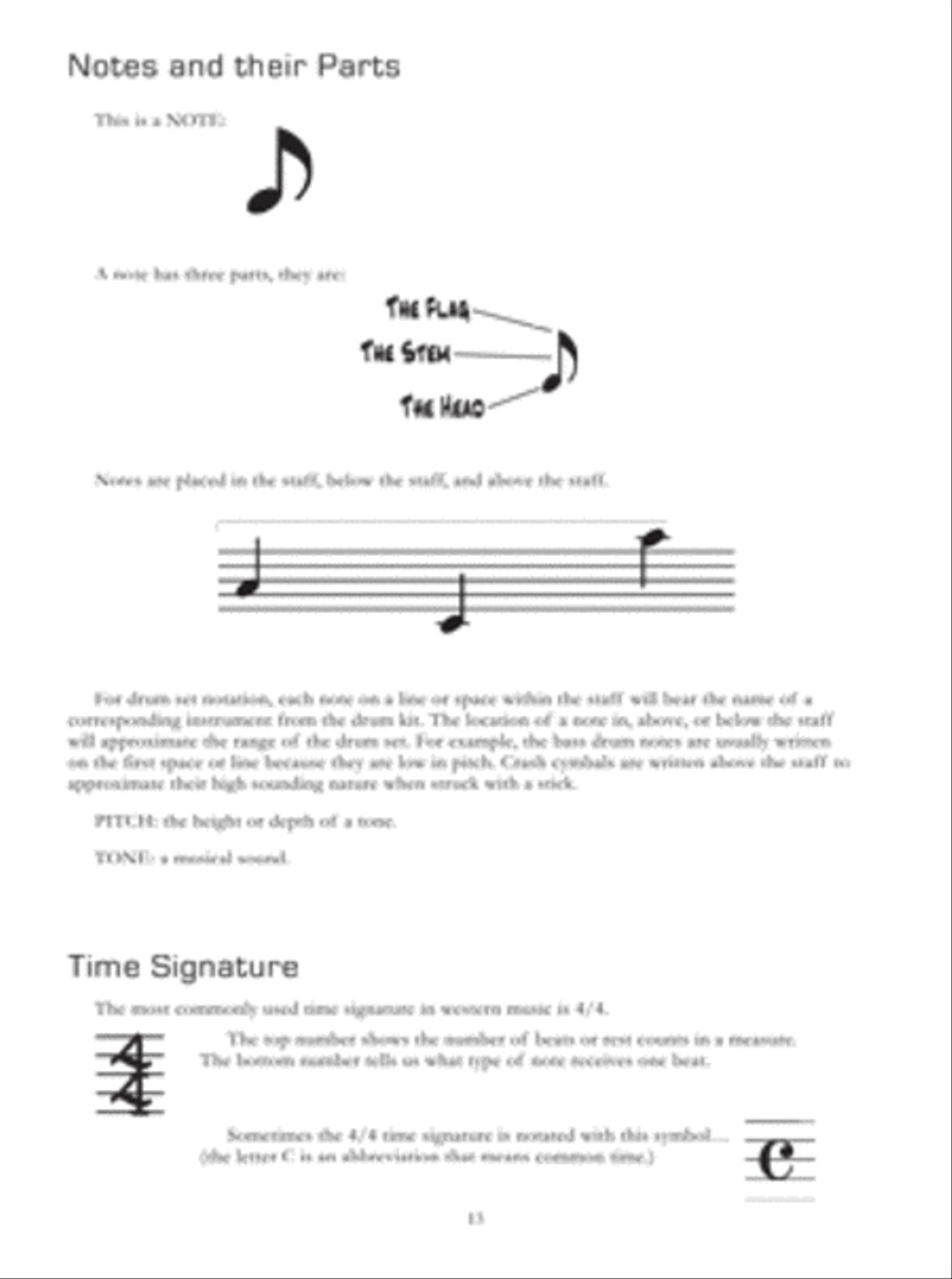 Modern Drum Method Grade 1 Drum Set scores gallery preview page 2