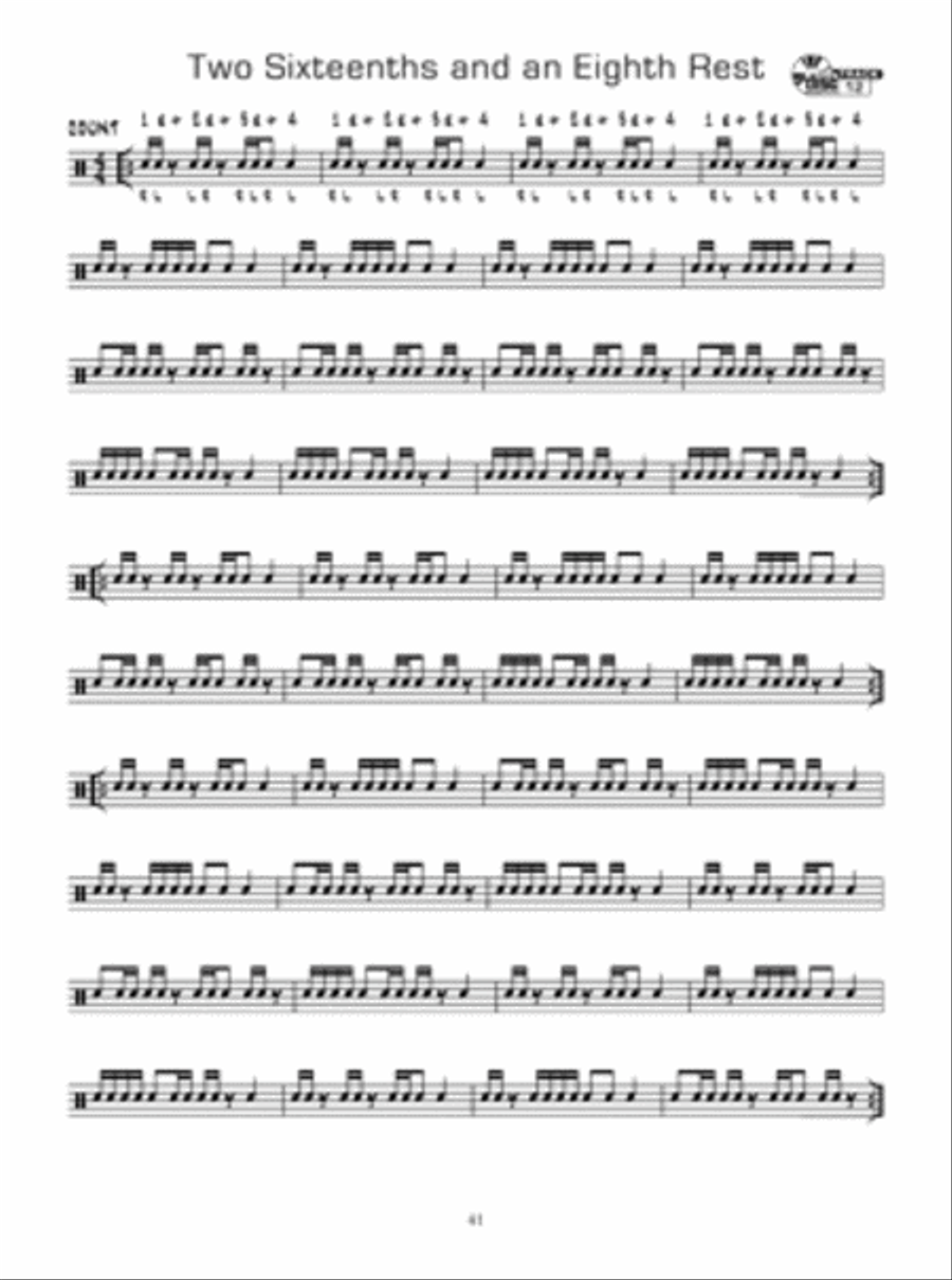 Modern Drum Method Grade 1 Drum Set scores gallery preview page 3