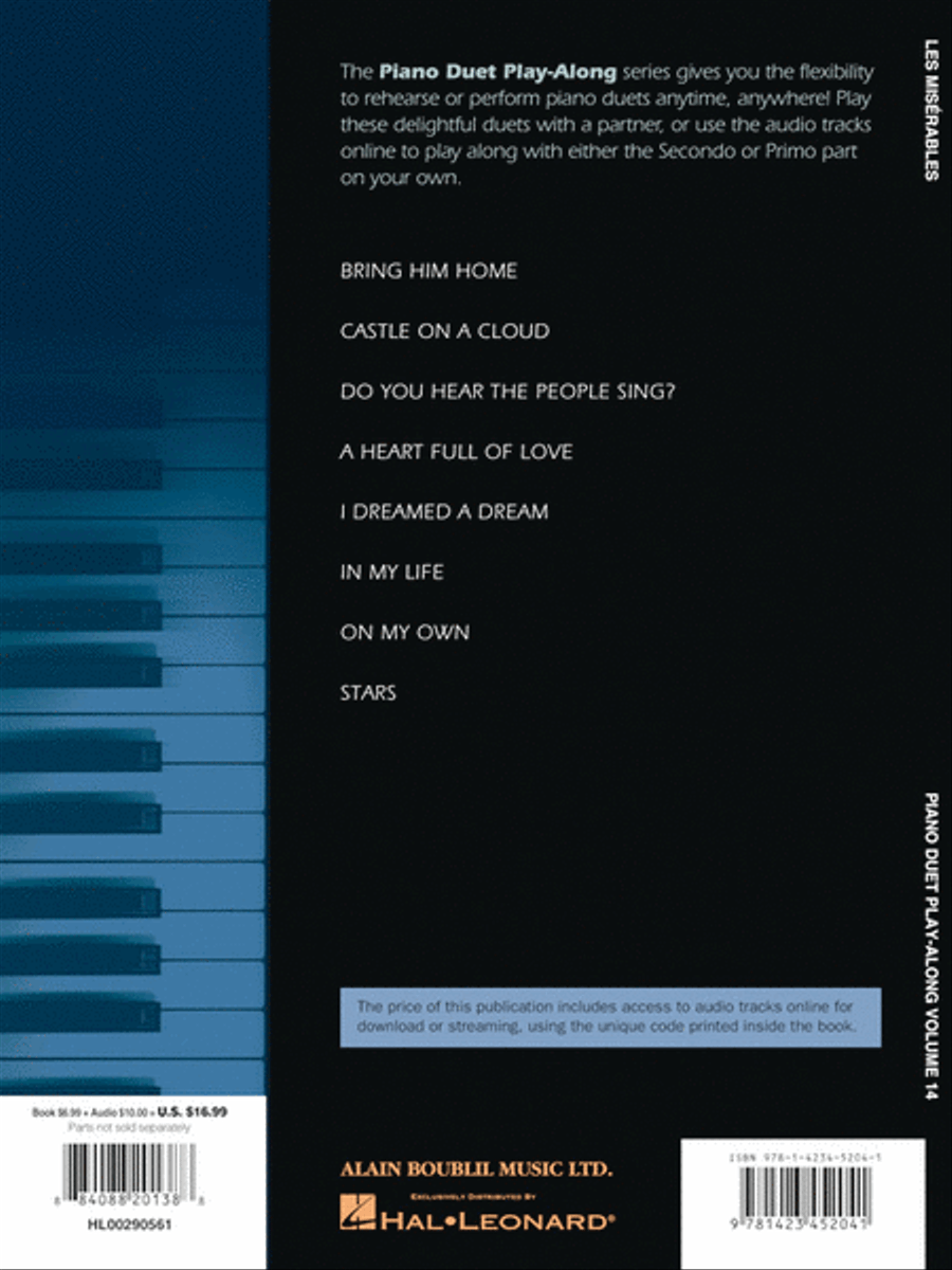 Les Misérables 1 Piano, 4-Hands scores gallery preview page 8