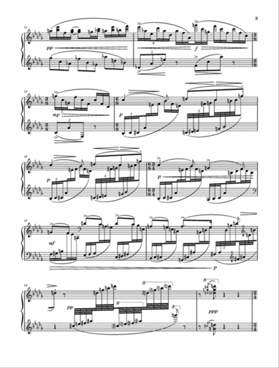 Miroirs Miroirs Piano Solo scores gallery preview page 3