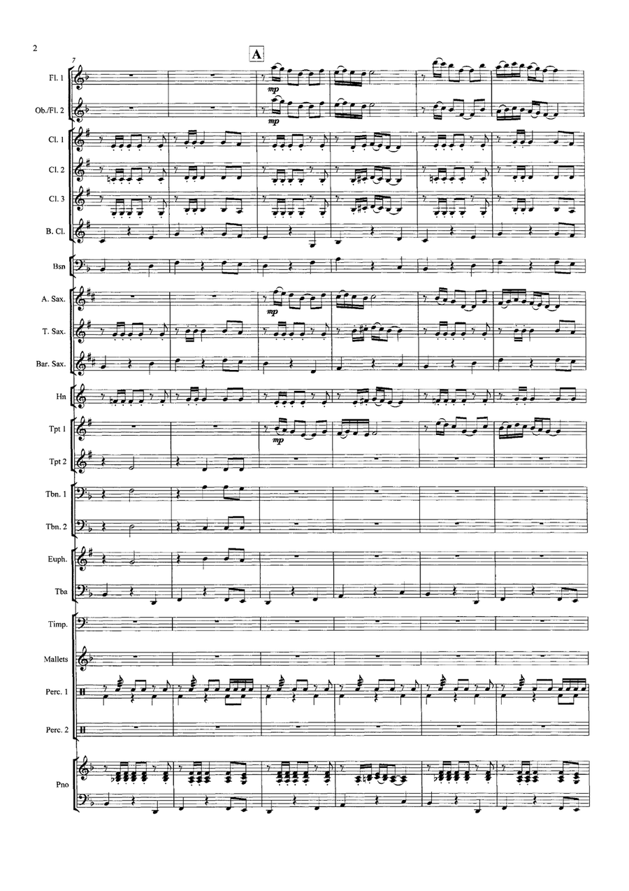 Juan For The Road (score) Concert Band - Sheet Music page 3