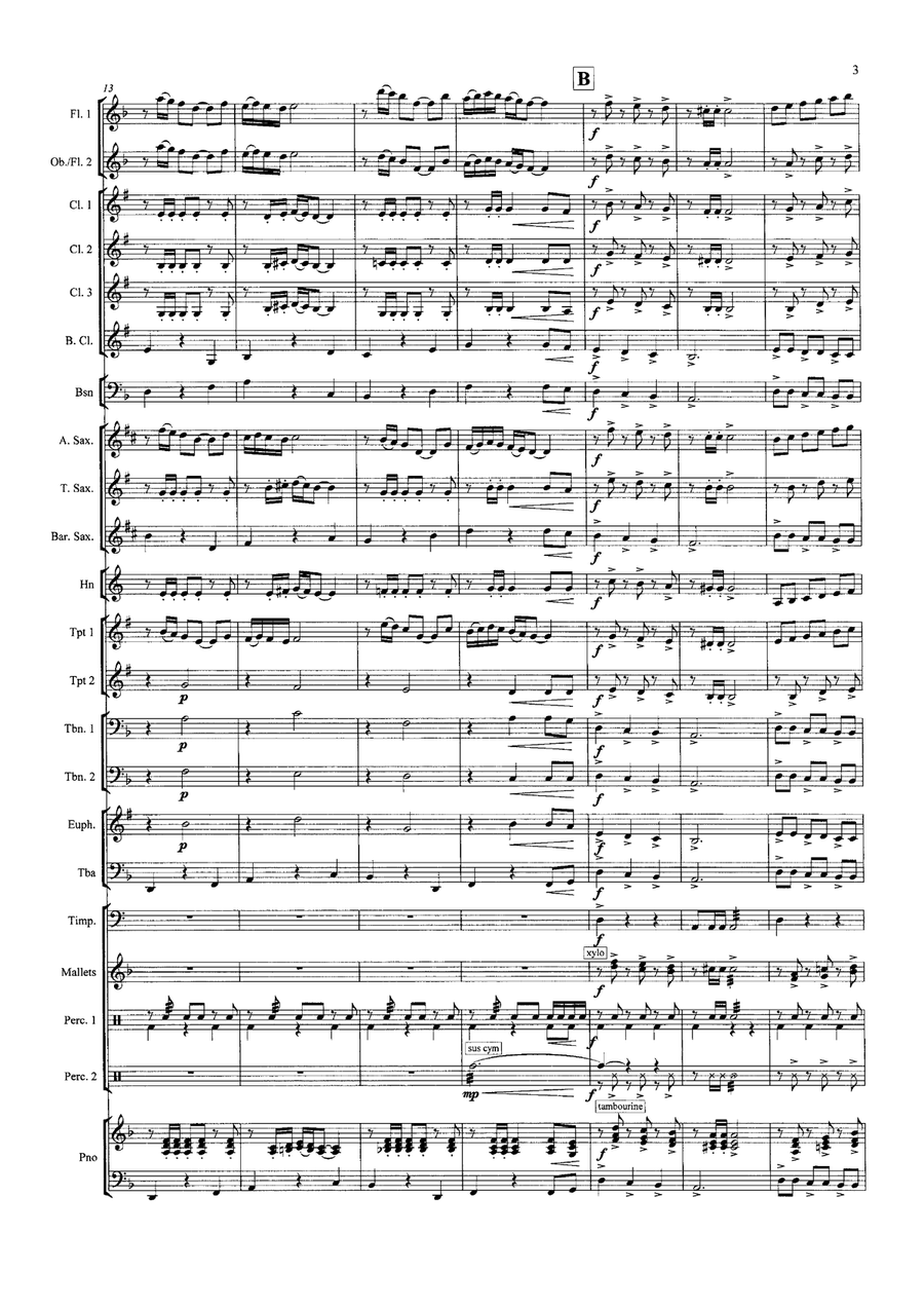 Juan For The Road (score) Concert Band - Sheet Music page 4