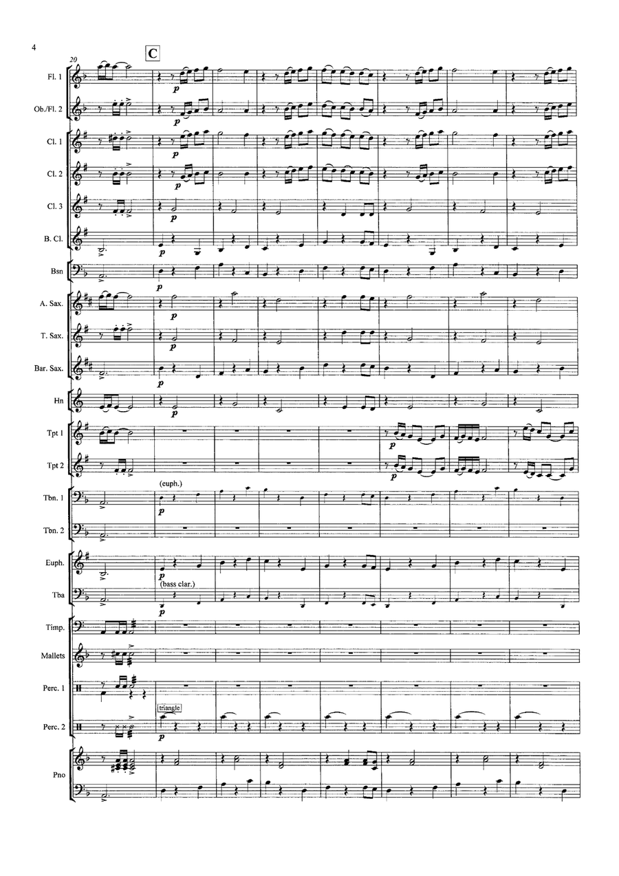 Juan For The Road (score) Concert Band - Sheet Music page 5