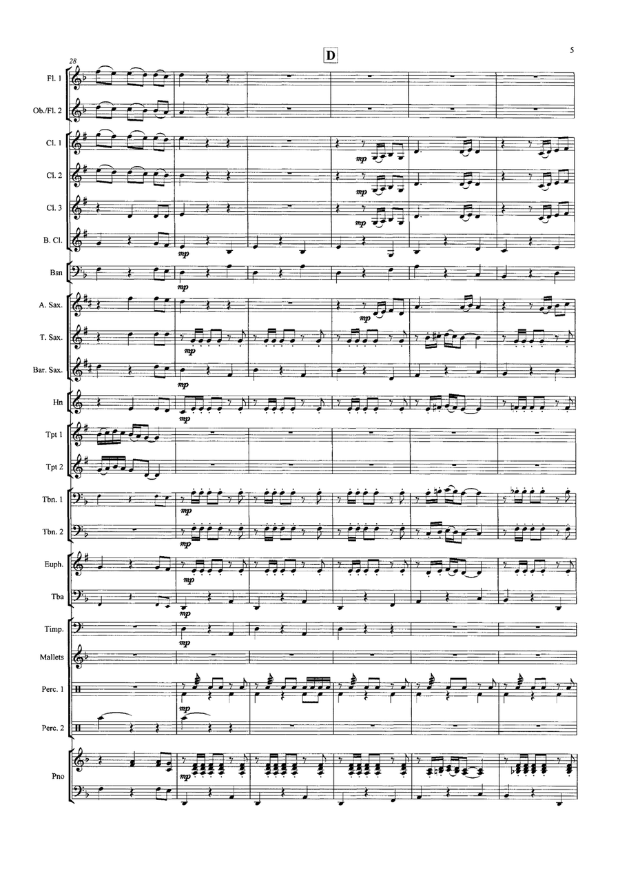 Juan For The Road (score) Concert Band - Sheet Music page 6