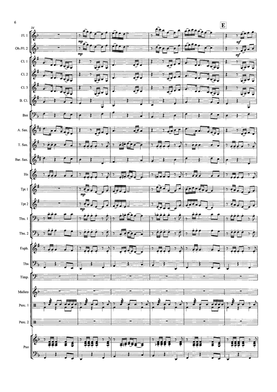 Juan For The Road (score) Concert Band - Sheet Music page 7