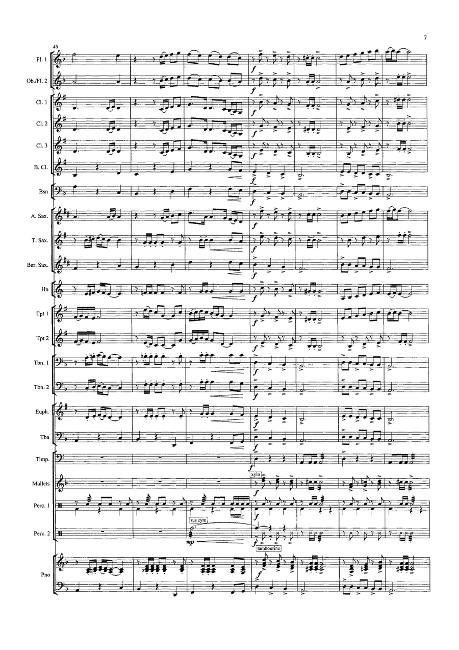 Juan For The Road (score) Concert Band - Sheet Music page 8