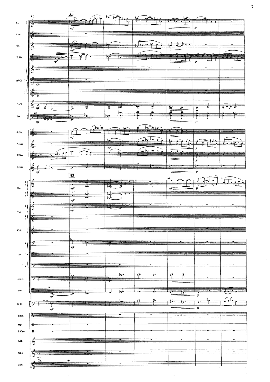 Symphonies De Noel (score) by Clark Mcalister Concert Band - Sheet Music page 6