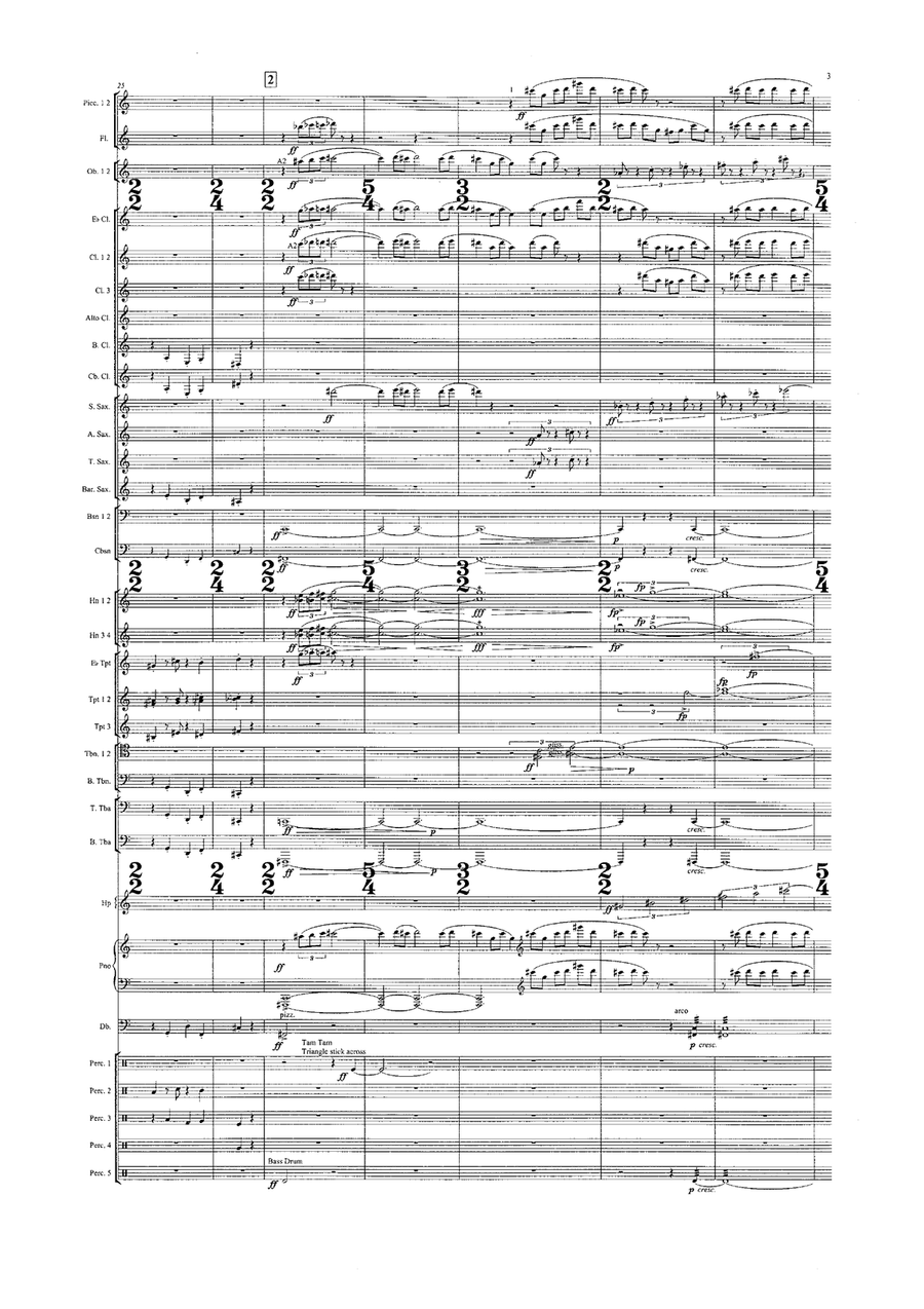 Towards Nirvana (score) by Adam Gorb Concert Band - Sheet Music page 4