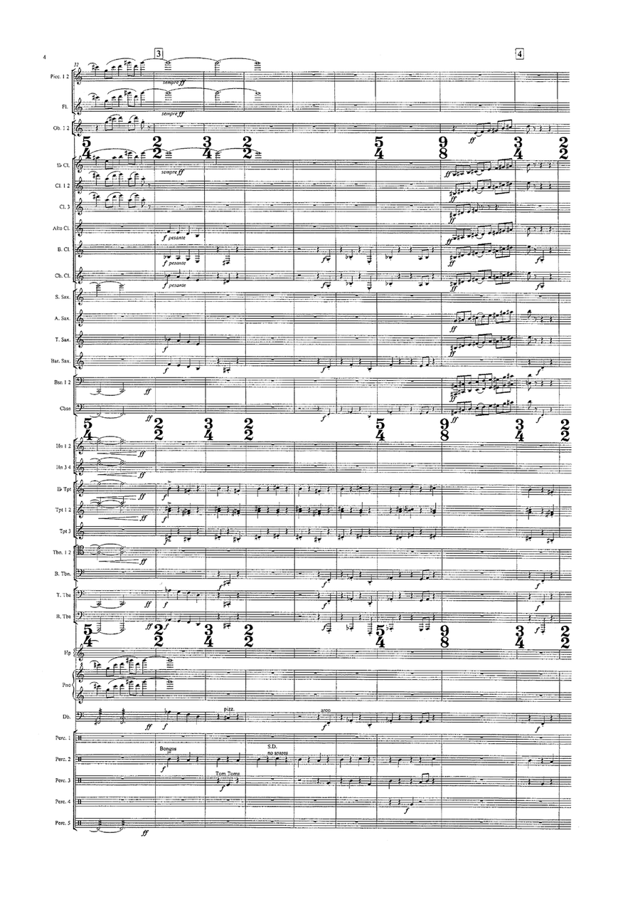 Towards Nirvana (score) by Adam Gorb Concert Band - Sheet Music page 5