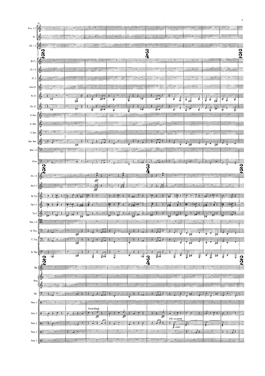 Towards Nirvana (score) by Adam Gorb Concert Band - Sheet Music page 6