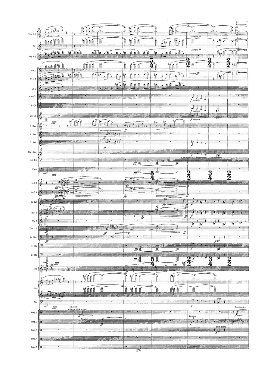 Towards Nirvana (score) by Adam Gorb Concert Band - Sheet Music page 8