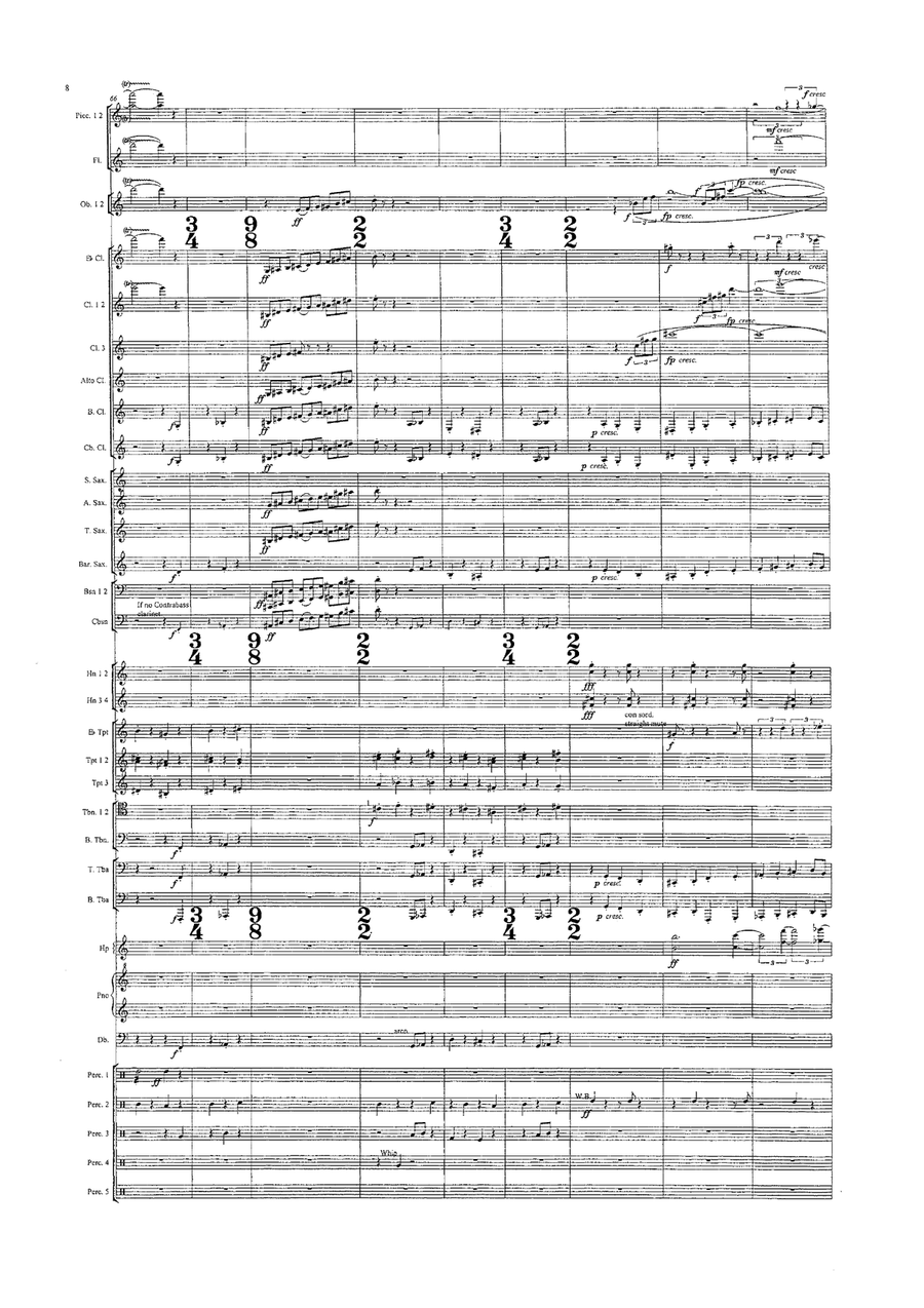 Towards Nirvana (score) by Adam Gorb Concert Band - Sheet Music page 9