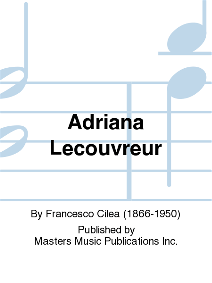 Adriana Lecouvreur Choir scores gallery preview page 1