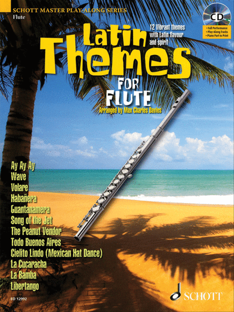 Latin Themes for Flute Flute Solo scores gallery preview page 1
