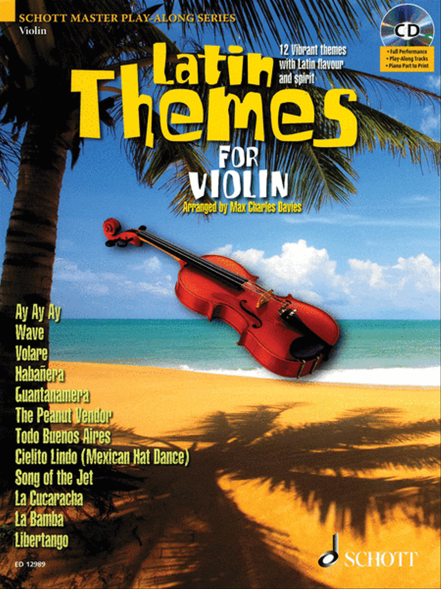 Latin Themes for Violin Violin Solo scores gallery preview page 1
