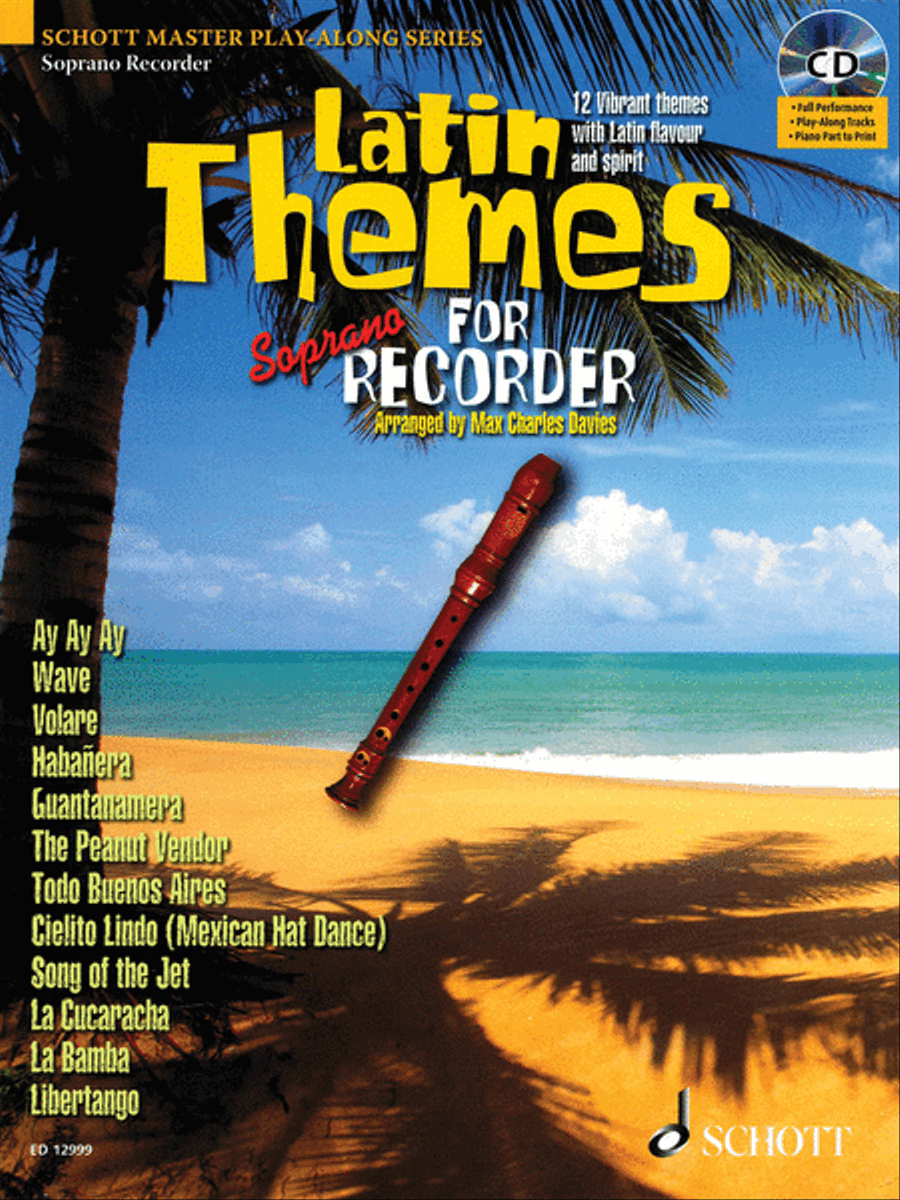 Latin Themes for Soprano Recorder Soprano Recorder scores gallery preview page 1