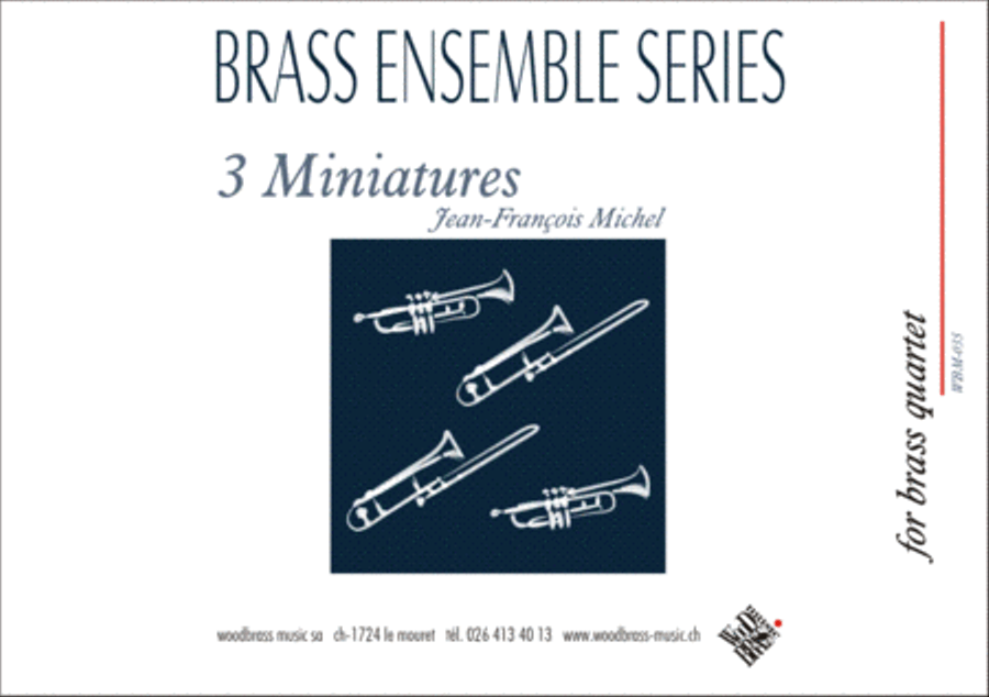 3 Miniatures 3 Miniatures Brass Quartet scores gallery preview page 1
