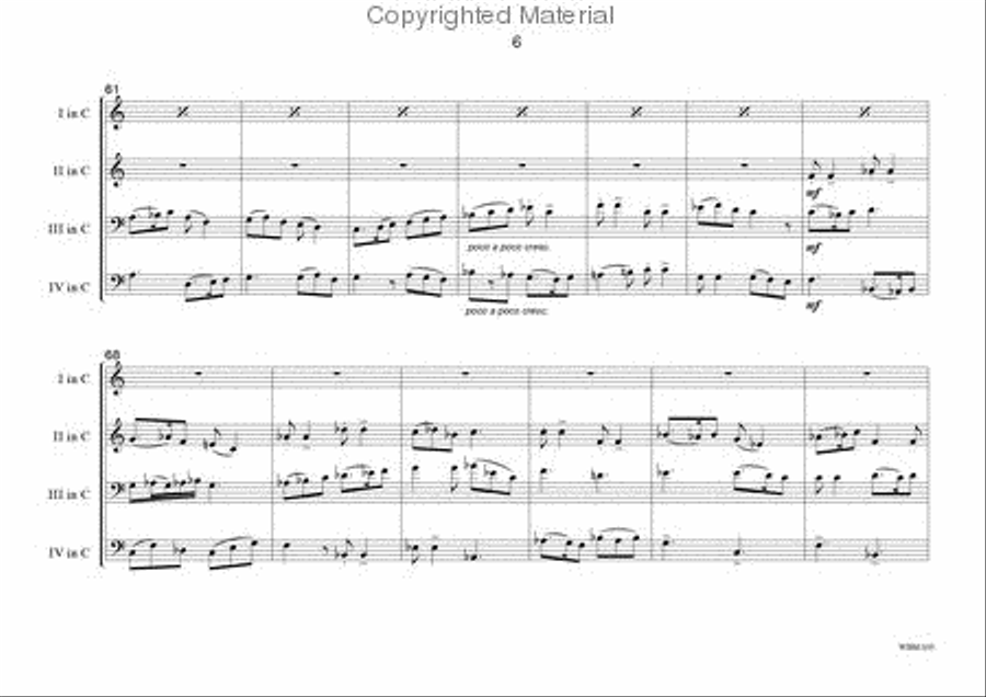 3 Miniatures 3 Miniatures Brass Quartet scores gallery preview page 7